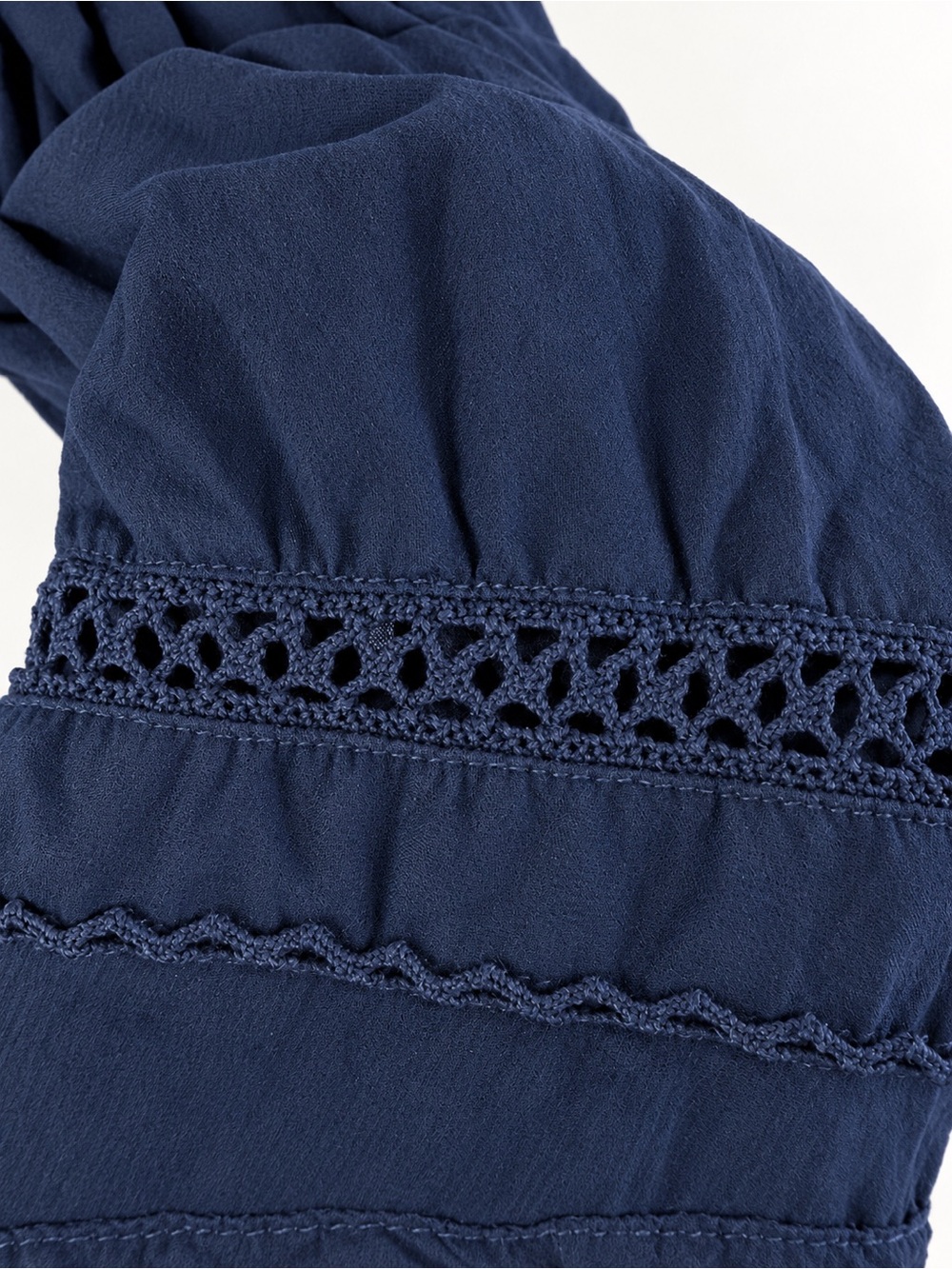 Aritzia (Wilfred) Navy Crochet-Trim Sundress - Women - Picture 3 of 4